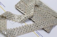 mirror & moti lace