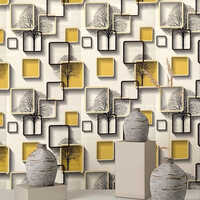 3d Abstract Design Pvc Self Adhesive Wallpaper - Pvc Material, 45x500 Cm Dimensions | Waterproof, Modern Style, Ideal For Industrial Use