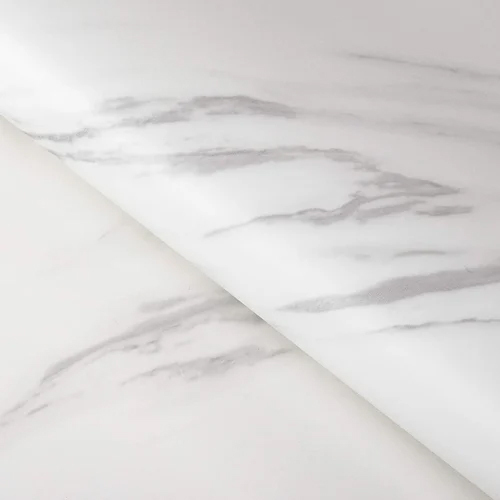 White Marble Wallpaper Self Adhesive Wall Paper - Material: Vinyl