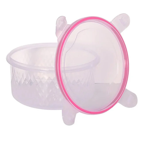 Plastic Airtight Container Set - Color: White