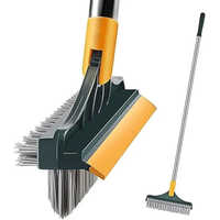 Floor Cleaning Brush With Handle - Durable Nylon, Different Sizes Available | Manual Assembly, Ideal For Home And Commercial Use