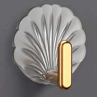Decorative Wall Hook - Durable Plastic, 5.5 X 5.3 Cm , Round Utility Hook For Keys And Hats - Easy Manual Installation, Standard Style