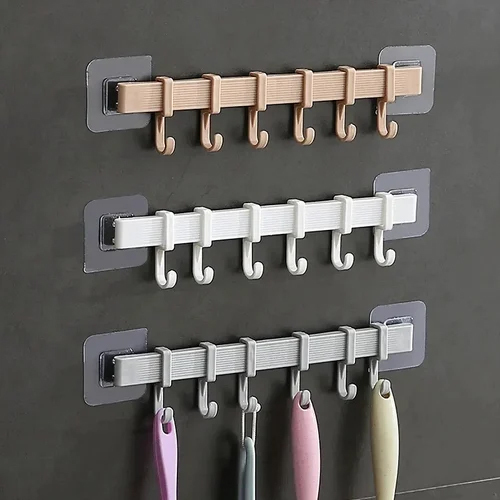 6 Hook Hanger - Material: Plastic