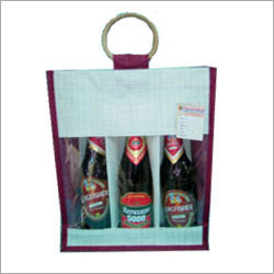 इको फ्रेंडली जूट वाइन बैग्स