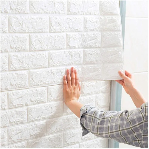 3D Brick Foam Wallpaper - Size: 70X77 Cm