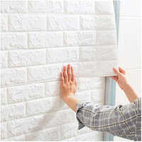 3d Brick Foam Wallpaper - Pe Foam, 70x77 Cm | Modern, Moisture-proof Design For Home, Hotel, Office, And Restaurant Interiors