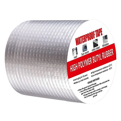 Aluminum Foil Butyl Tape - Color: Silver