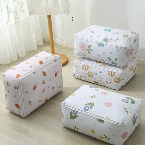 Blanket Storage Bag - Color: White