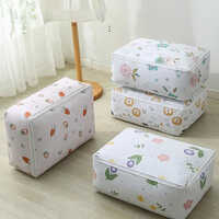 Blanket Storage Bag - Pvc Material, 15 Kg Capacity, Classic White Color - Zipper Top Closure, Versatile For Blankets & Household Items