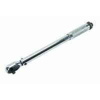 Click Type Torque Wrench - Stainless Steel, Steel Handle | Silver Finish, 1 Year Warranty, Industrial Use