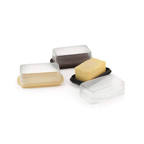 Plastic Butter Dish - Color: Transparent