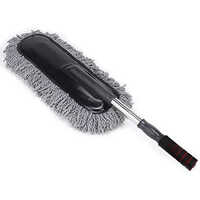Microfiber Car Duster With Extendable Handle - Super Soft Microfiber, Washable And Reusable, Black | Multi-surface Use For Cars, Homes, And Outdoor Cleaning