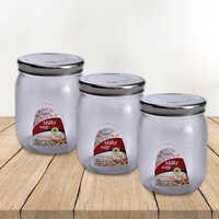 Plastic Spice Jar - 350 Ml Transparent, Smooth Surface - Versatile Storage For Spices, Pulses, And Grains