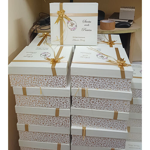 Wedding Invitation - Paper Material, Standard Size, Rectangular Shape, Elegant Blue Color | Warranty Included, Ideal For Various Ceremony Styles