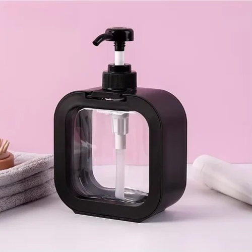 Plastic Liquid Soap Dispenser - Color: Black