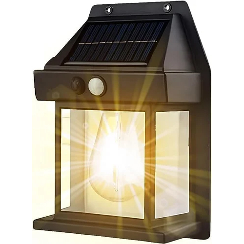 Solar Interaction Wall Lamp - Color: Black