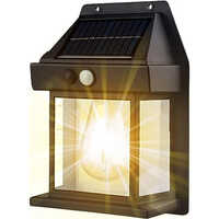 Solar Interaction Wall Lamp - Metal, Different Sizes, Black Color | Modern Rectangle Shape, Efficient Electric Power For Outdoor Illumination