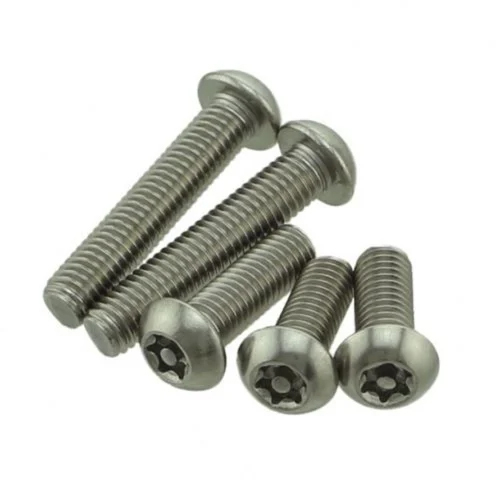 Star Head Screw Bolts - Stainless Steel, M5 Onward, Silver Color, Polished Finish - Round Shape, Reliable for Hardware Fitting Applications