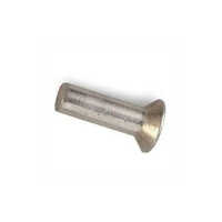 Countersunk Head Aluminium Rivet - Polished Aluminum, 3.2mm Diameter, Silver Color | Ideal For Hardware Fittings In Industrial Applications, Various Sizes Available