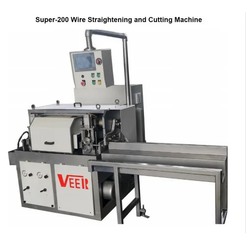 Super-200 Wire Straightening And Cutting Machine - Color: White