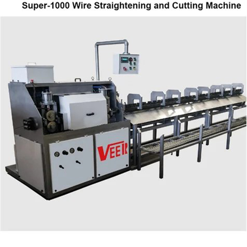 Super-1000 Wire Straightening And Cutting Machine - Color: White