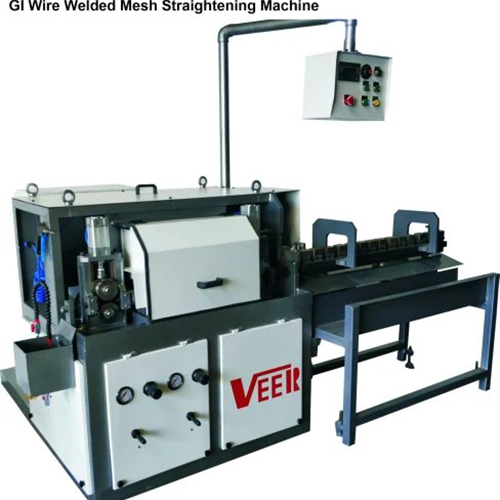 GI Wire Welded Mesh Straightening Machine