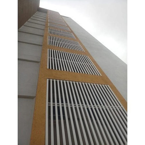 25Mm Commercial Building Upvc Fins - Color: White