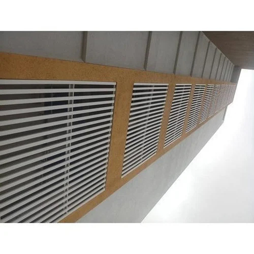 25mm Commercial Building Upvc Fins - Color: White