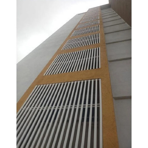 30Mm Commercial Building Upvc Fins - Color: White