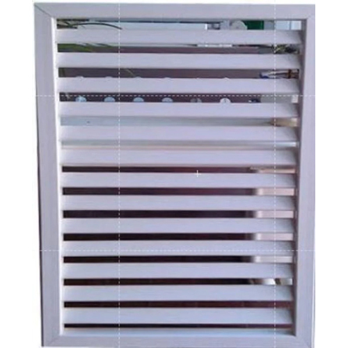 14Inch Upvc Vertical Louver - Color: White