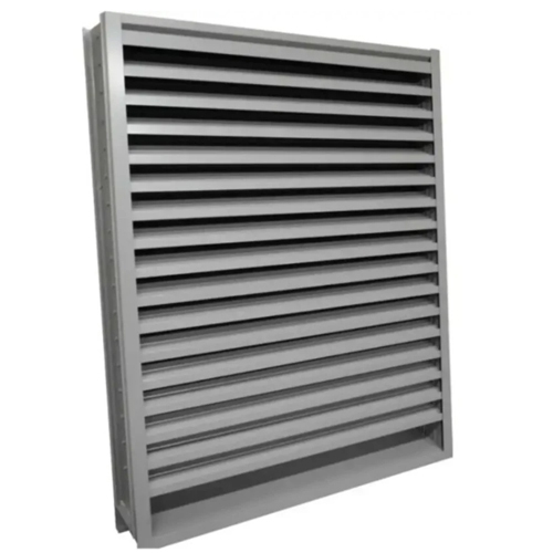 4Inch Aluminum Ventilation Louver - Color: White