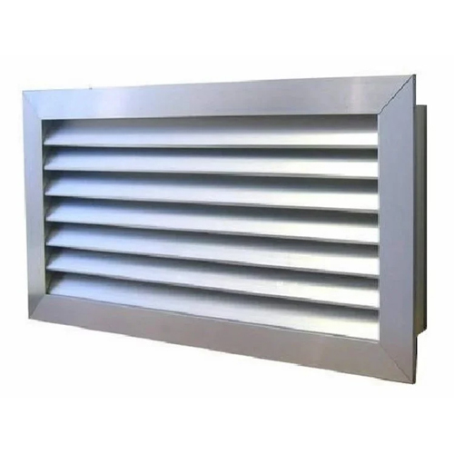 12Inch Aluminium Ventilation Louver - Color: Silver