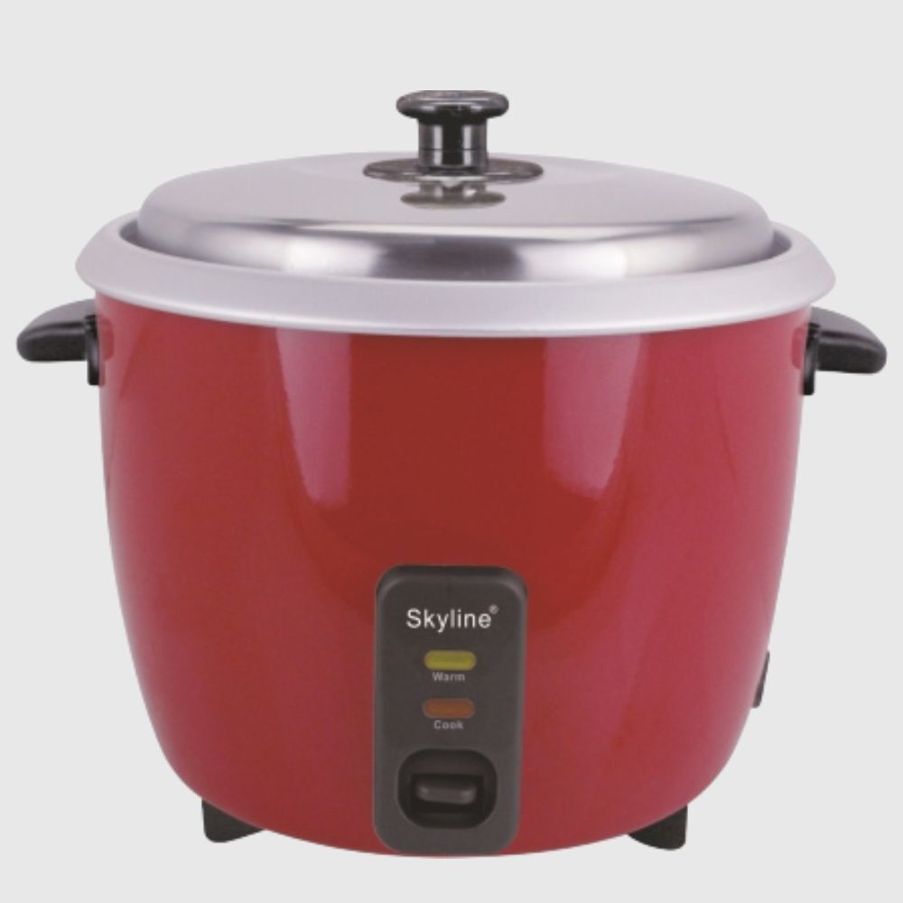 Skyline 1.8L Drum Rice Cooker with Double Pot