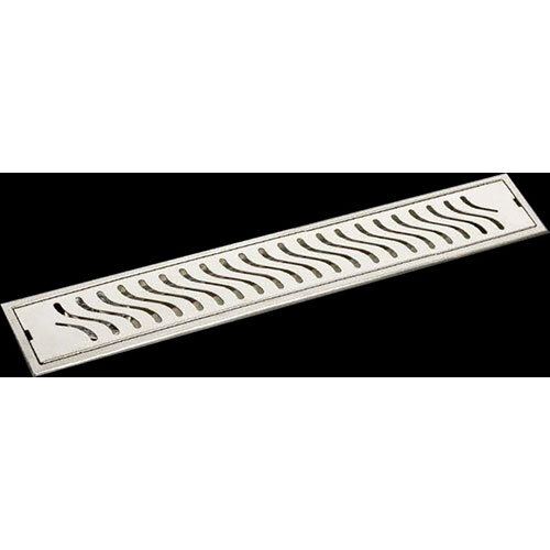 Shower Channel Drain - Stainless Steel, Sizes 12" To 36", Glossy Grey Finish | Sleek Design For Effortless Water Drainage