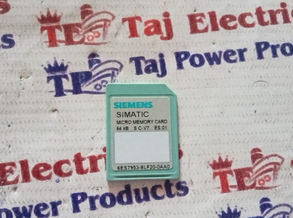 SIEMENS 6ES7 953-8LF20-0AA0 MICRO MEMORY CARD 64KB SC-V7 ES:01