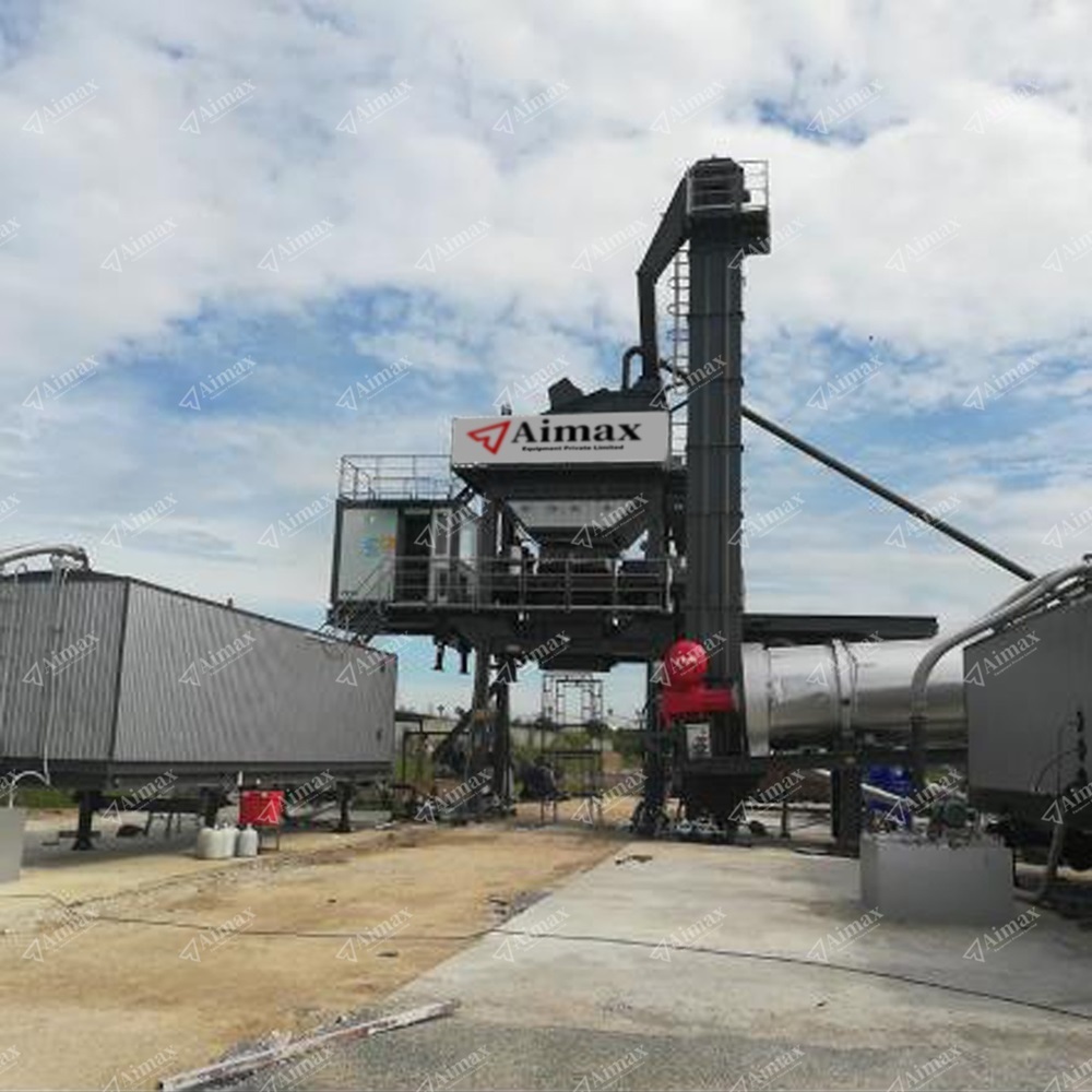 Mobile Asphalt Batch Mix Plant