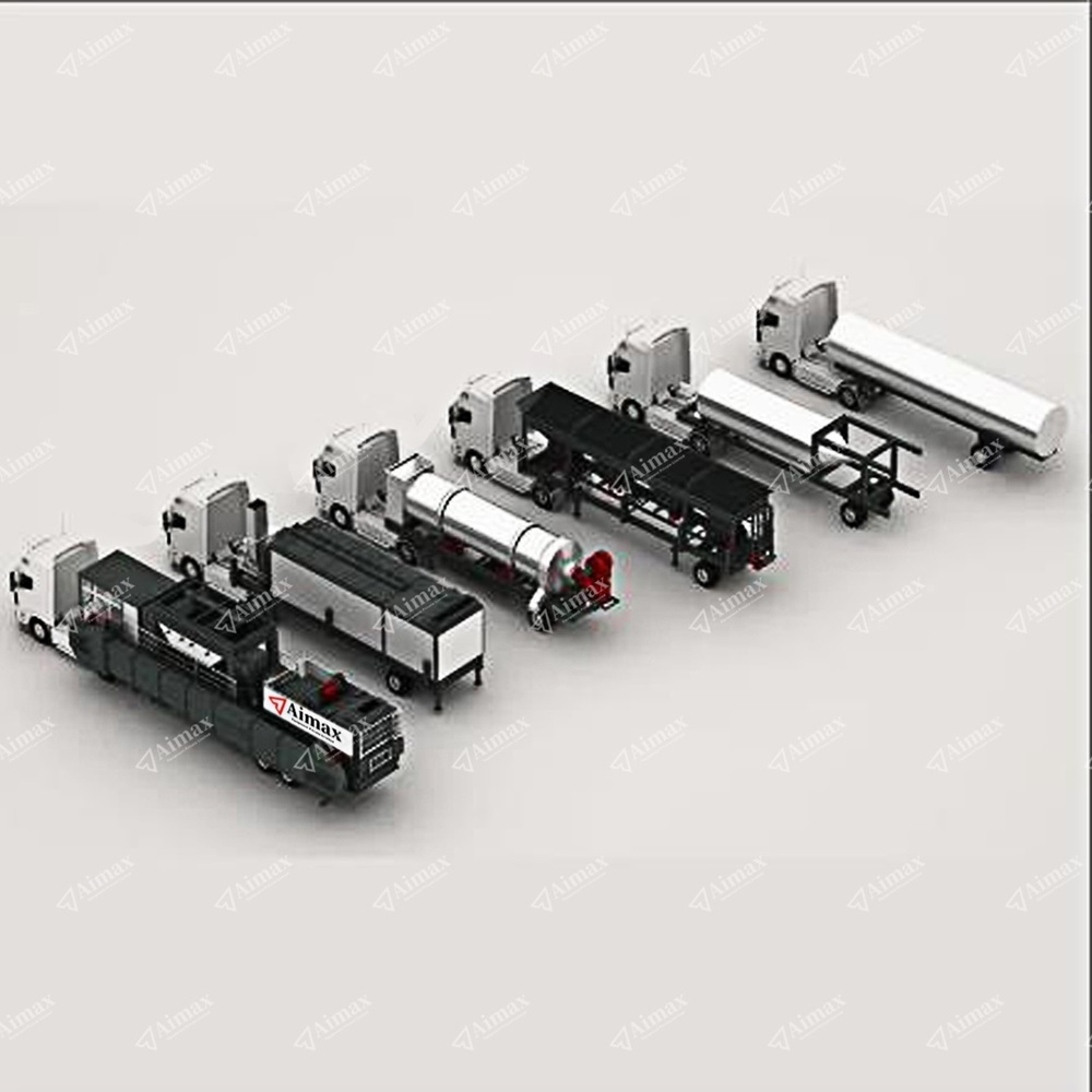Mobile Asphalt Batch Mix pLant