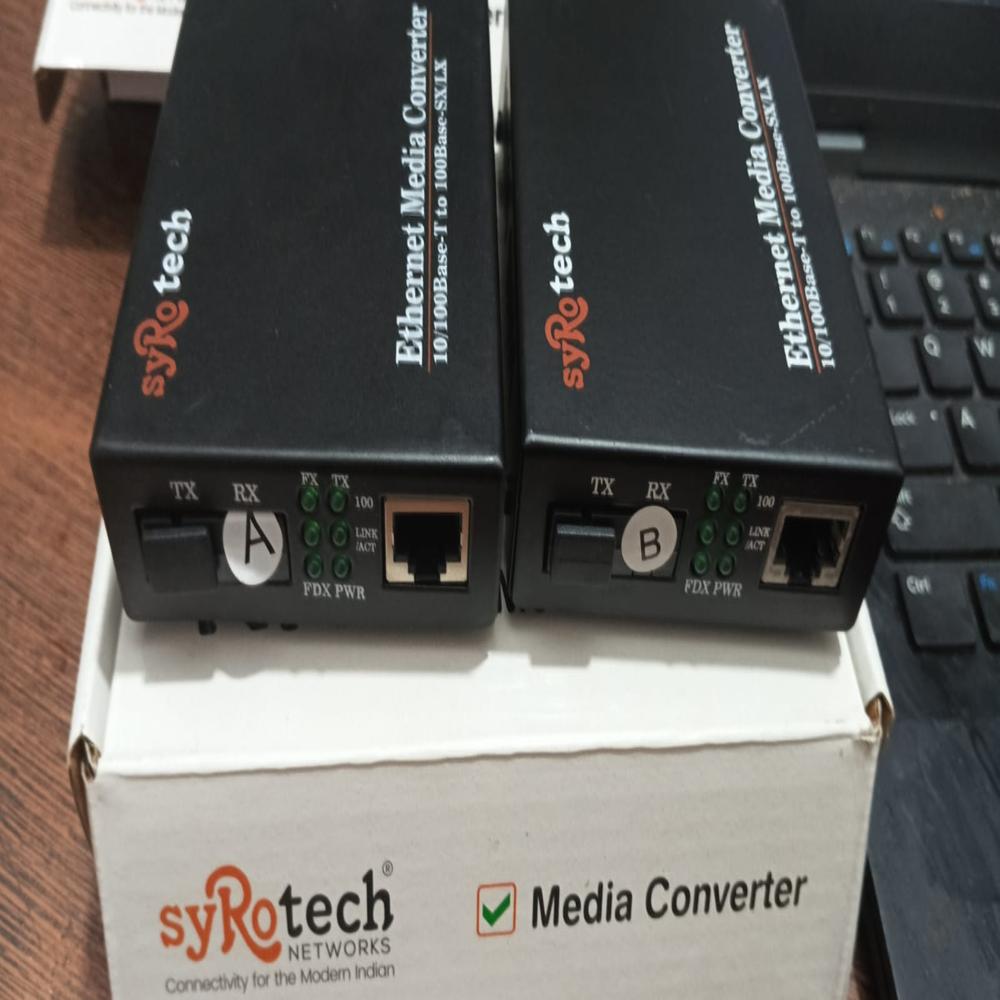 100 base single Media convertor pair 