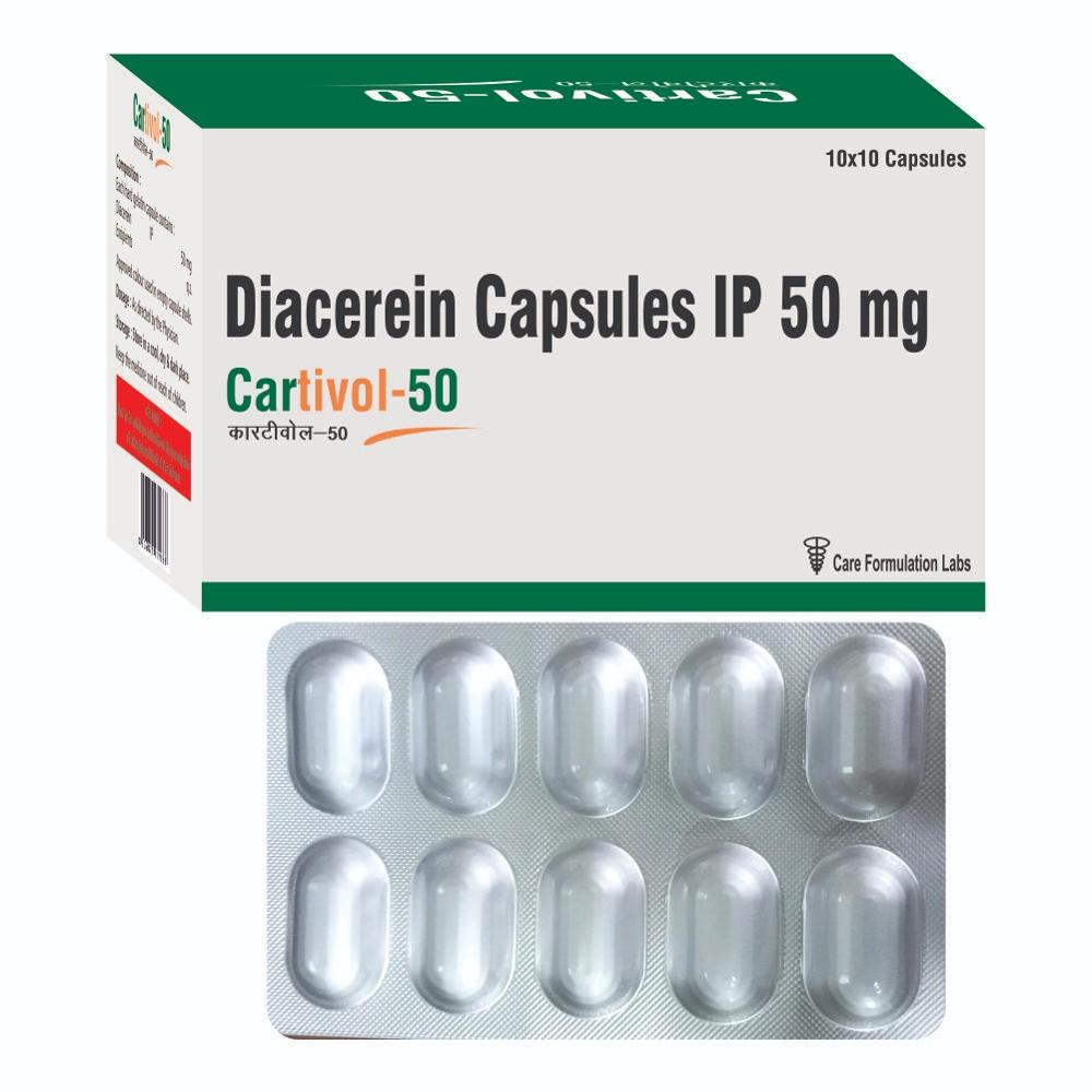 Diacerein  Ip 50mg. - Drug Type: General Medicines
