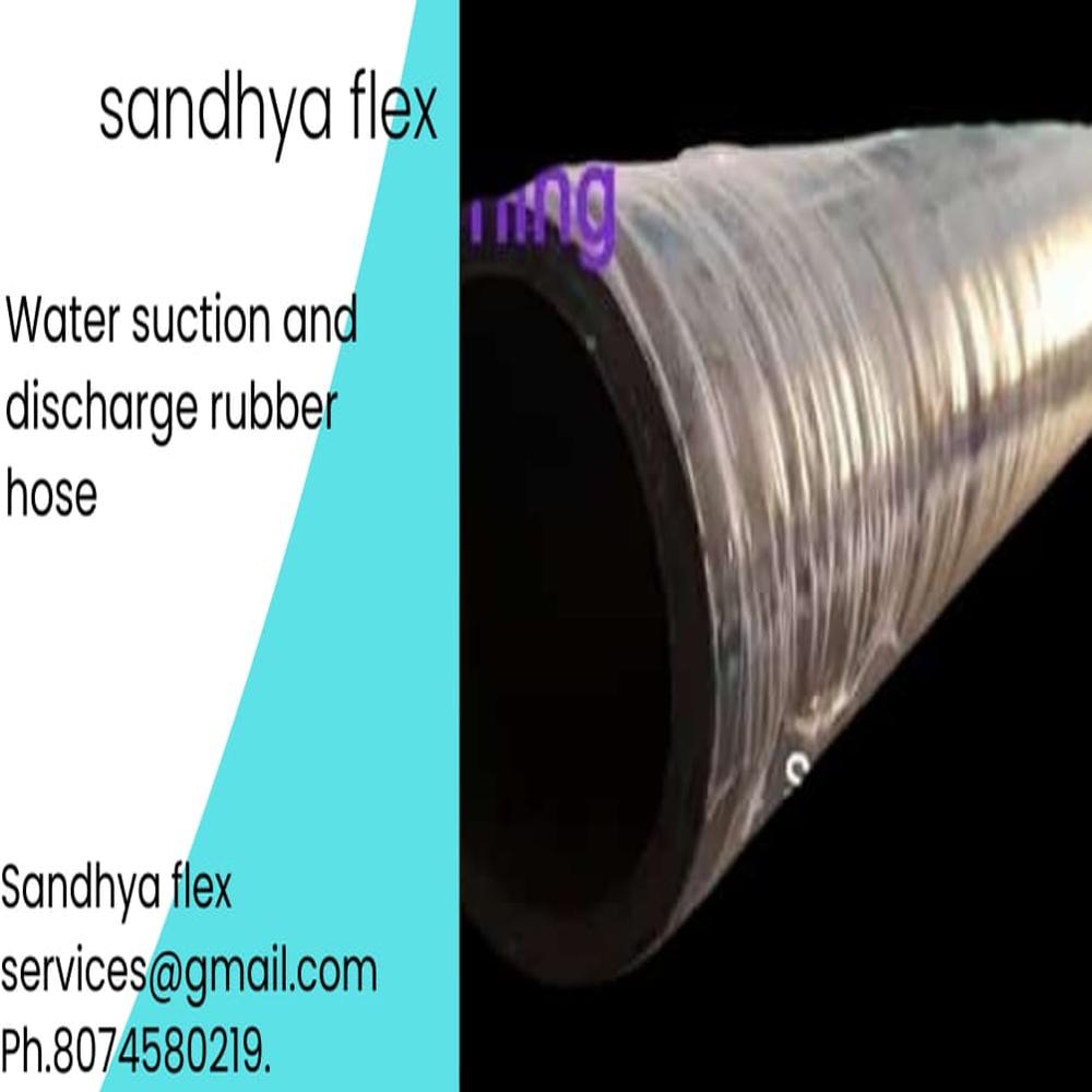 WATER SUCTION AND DISCHARGE RUBBE 6INCHR HOSE