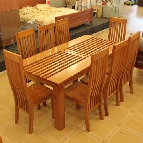 Wooden Dining Table Set 6 Seater - Feature: Eco-Friendly