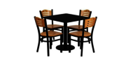 Wooden Dining Table Set - Application: Hotel Cafe Bar Restraurent
