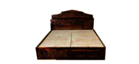 Wooden King Size Bed - Application: Hotel Cafe Bar Restraurent