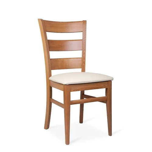 Wooden Armless Dining Chair - Color: Brown