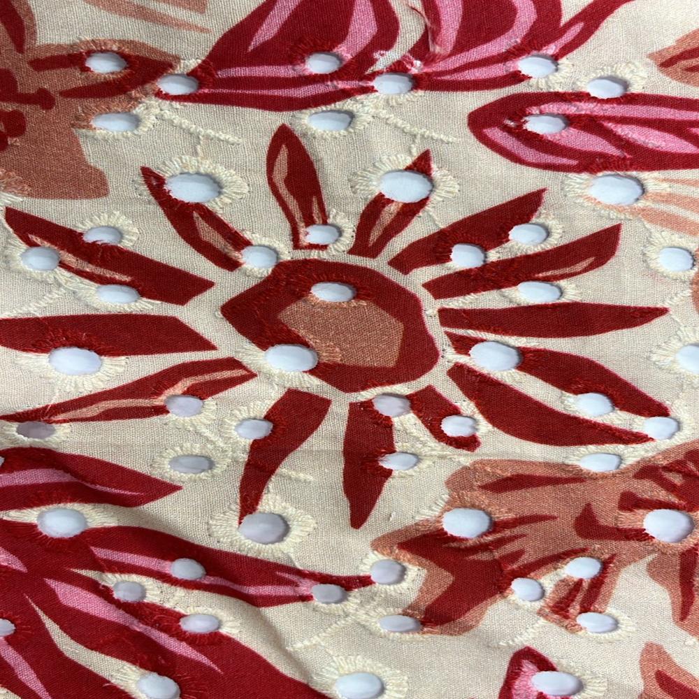 Fancy embroidery fabrics