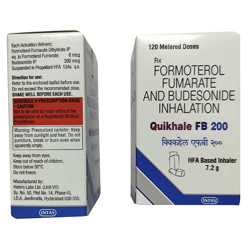 Quikhale Fb 200 Inhaler - Packaging Type: Box