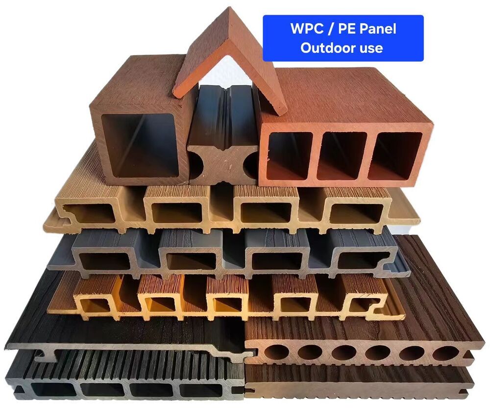 Outdoor Use Wpc/ Pe Panels And  Decks 2nd Generation Co-extruded Grating Plate Surface Semi-coated - Product Type: Wall Frame Materials