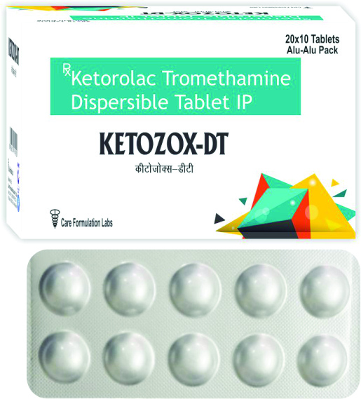 Ketorolac Tromethamine IP 10 mg