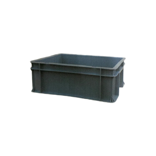 15 Litres Plastic Crates - Color: Grey