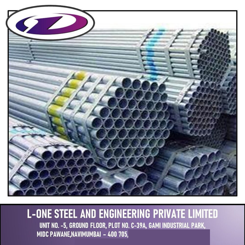 Galvanized Steel Pipe - Color: Silver